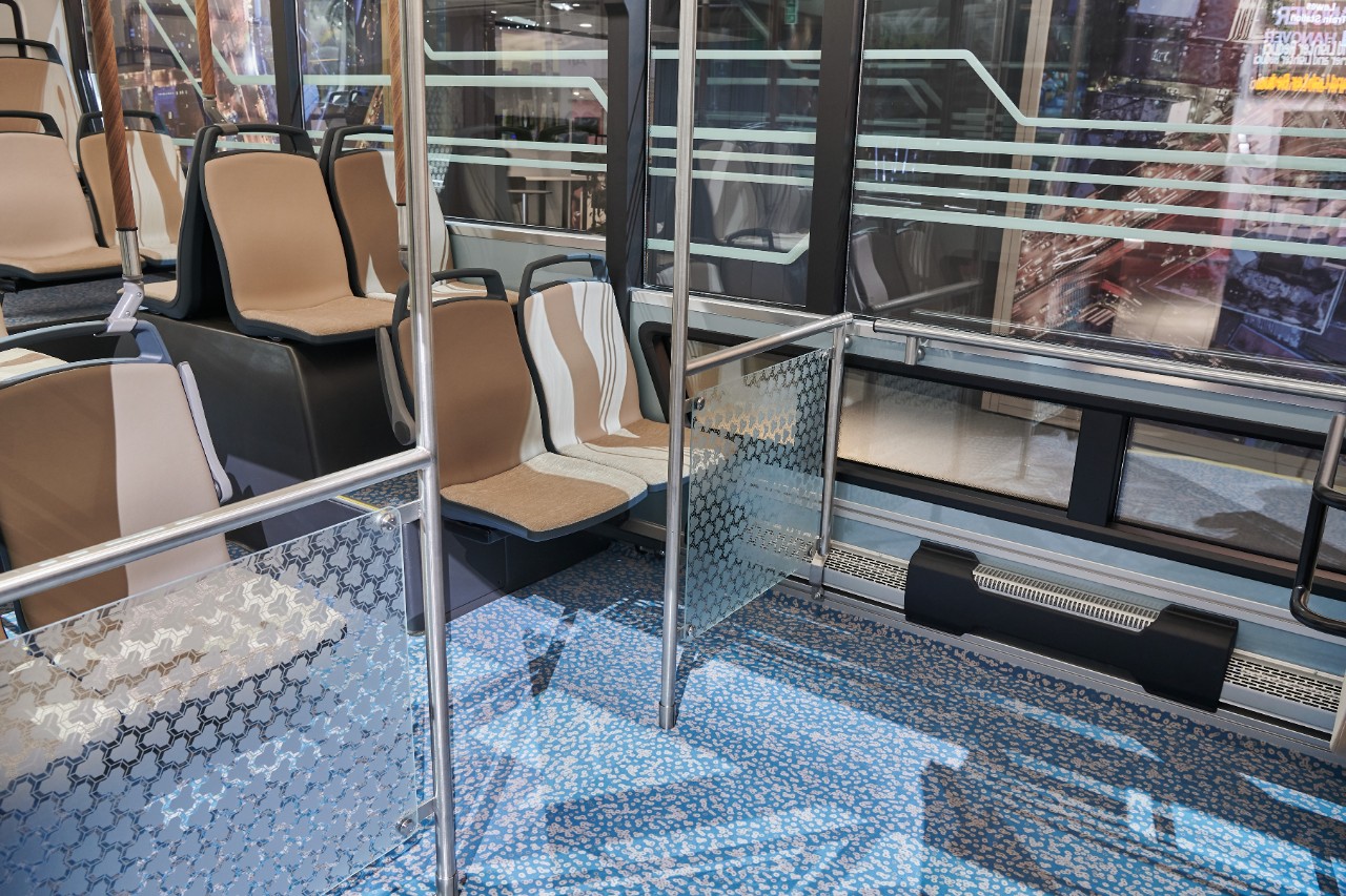 Scania stand at Busworld 2019
Scania Citywide BEV, interior