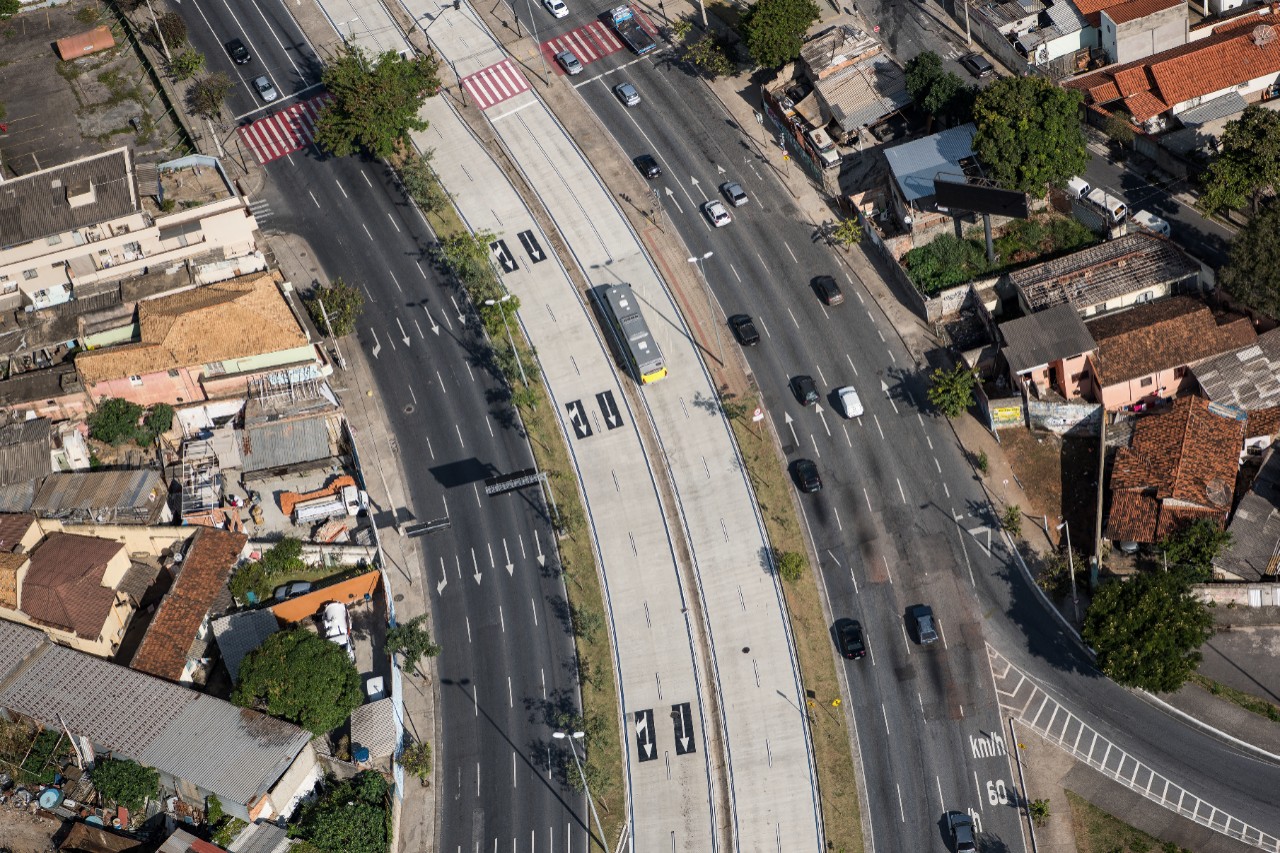 Bus system, aerial view.

Belo Horizonte, Brazil

Photo: Dan Boman 2016
