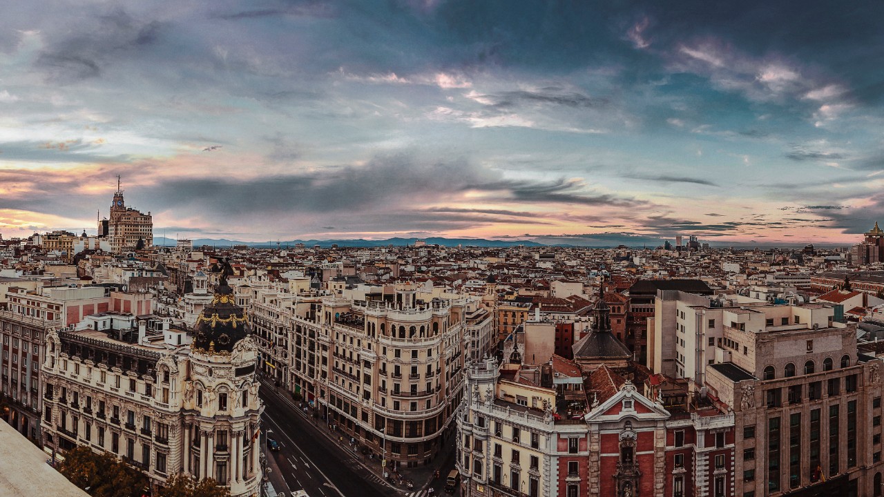 Panoramical aerial view of Madrid
Madrid, Spain
Photo: Scania 2017