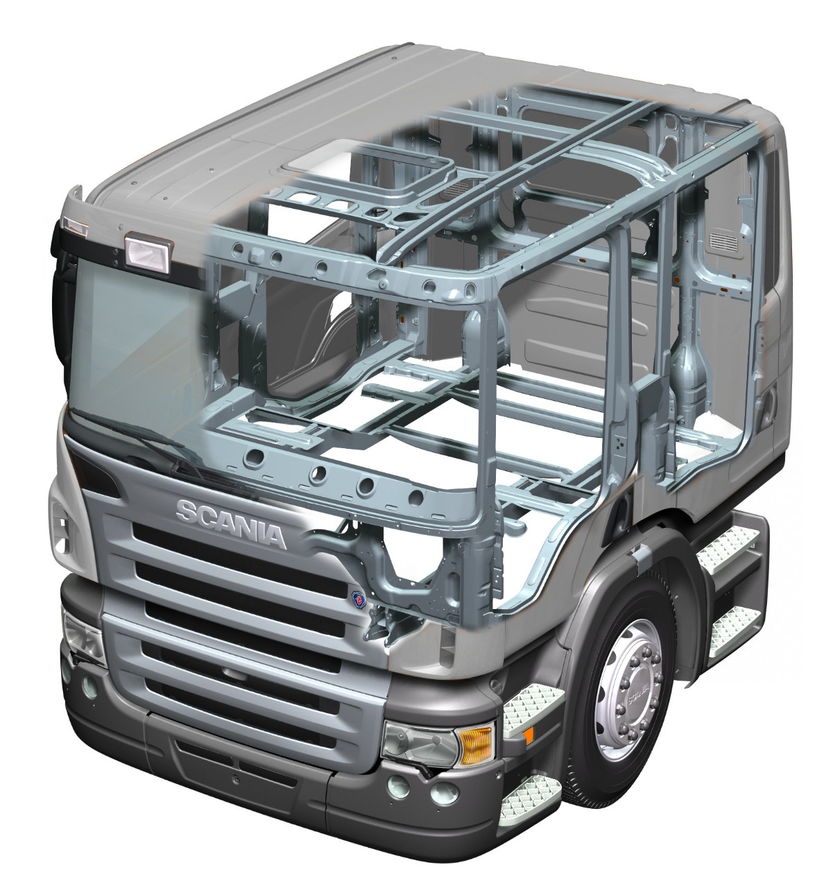 Cab CrewCab Safety cage
Illustration: Semcon Informatic Graphic Solutions 2007